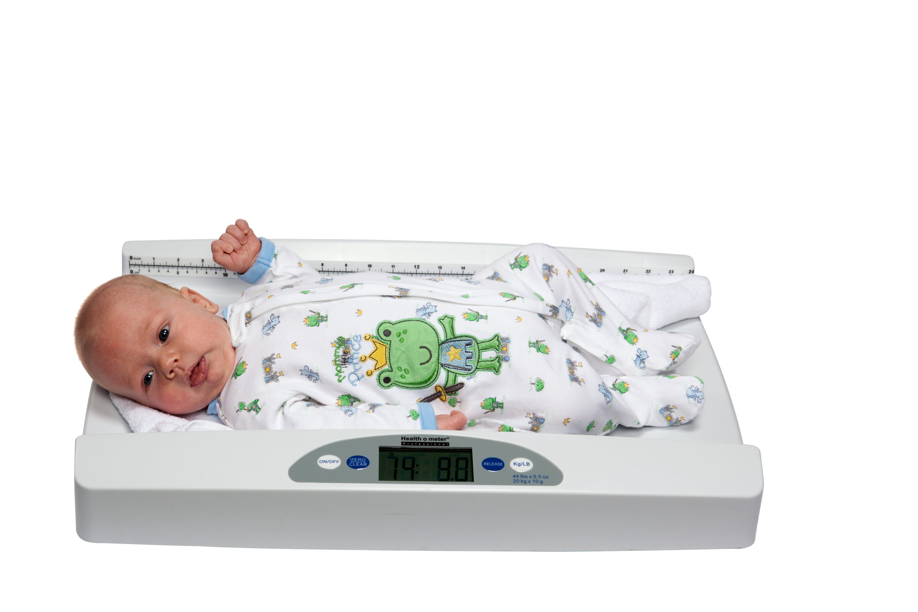 Báscula Electrónica Pesa Bebés Infantómetro Digital